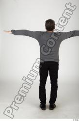 Whole Body Man T poses Asian Casual Slim Standing Street photo references